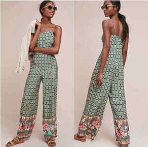 Anthropologie Farm Rio Honolulu Jumpsuit Large